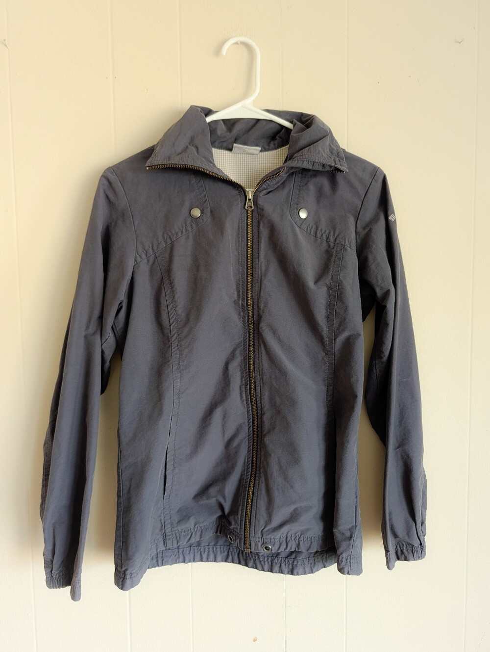 Columbia Grey Lightweight Full Zip Jacket